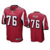 mens falcons kaleb mcgary red game jersey