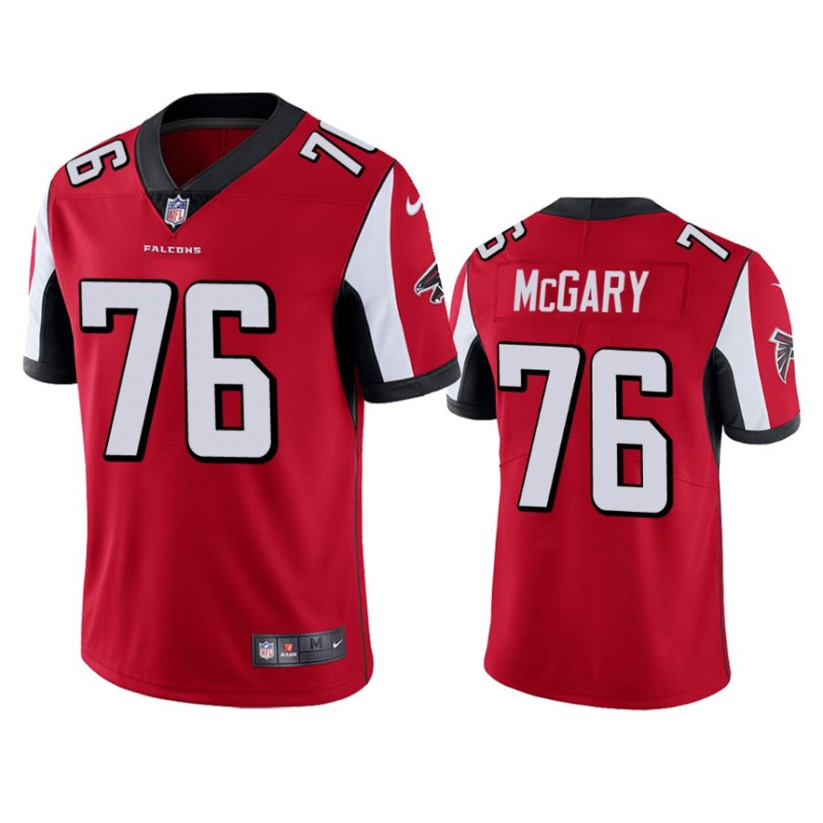 mens falcons kaleb mcgary red vapor limited jersey