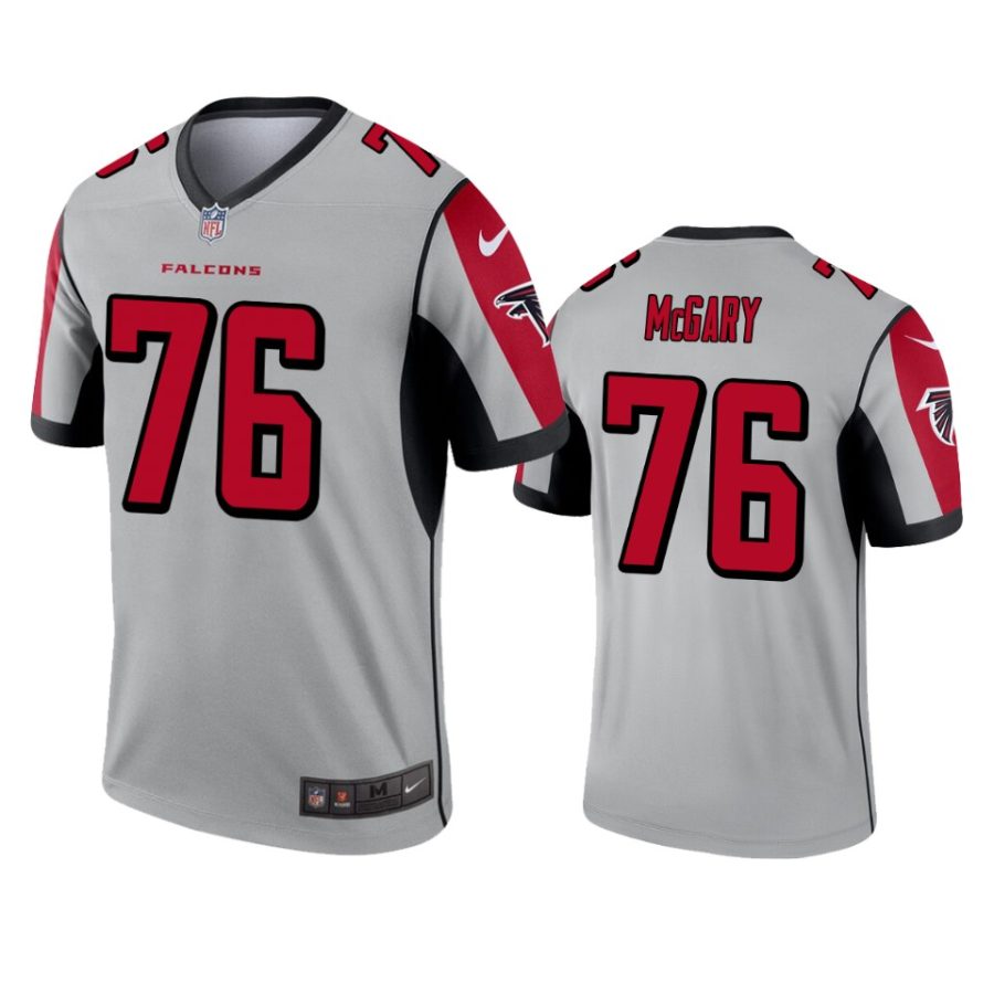 mens falcons kaleb mcgary silver inverted legend jersey