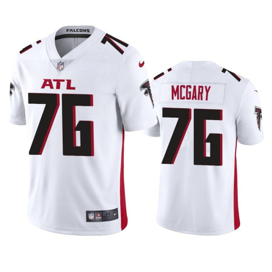 mens falcons kaleb mcgary white 2020 vapor limited jersey