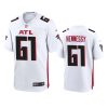 mens falcons matt hennessy white game jersey