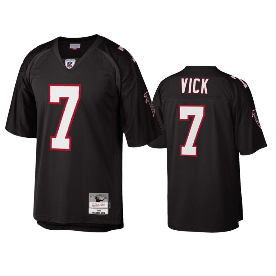 mens falcons michael vick black legacy replica jersey