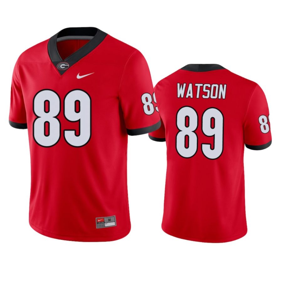 mens georgia bulldogs benjamin watson red jersey