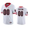 mens georgia bulldogs custom white jersey