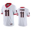 mens georgia bulldogs jake fromm white jersey