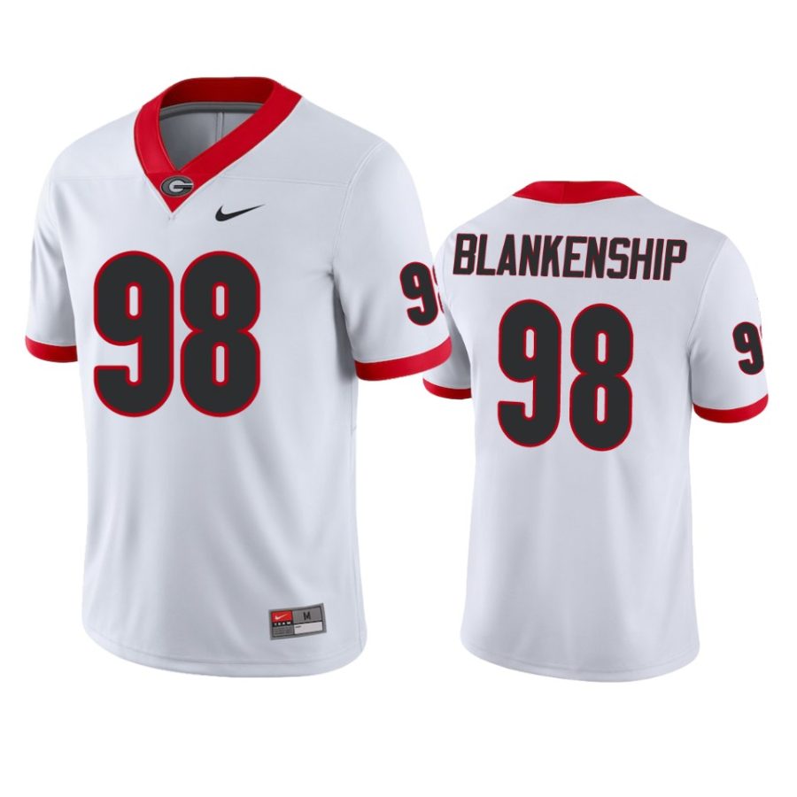 mens georgia bulldogs rodrigo blankenship white jersey