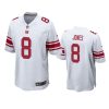 mens giants daniel jones white game jersey