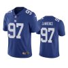 mens giants dexter lawrence royal vapor limited jersey