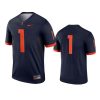 mens illinois fighting illini 1 nike navy legend jersey