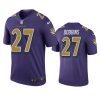 mens j.k. dobbins ravens purple color rush legend jersey