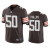 mens jacob phillips browns brown vapor jersey