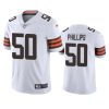 mens jacob phillips browns white vapor jersey