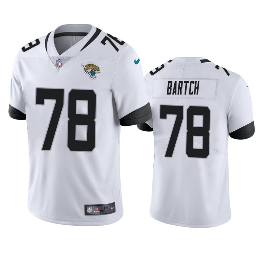 mens jaguars ben bartch white vapor untouchable limited jersey