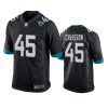 mens jaguars klavon chaisson black game jersey