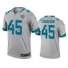 mens jaguars klavon chaisson silver inverted legend jersey