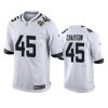 mens jaguars klavon chaisson white game jersey