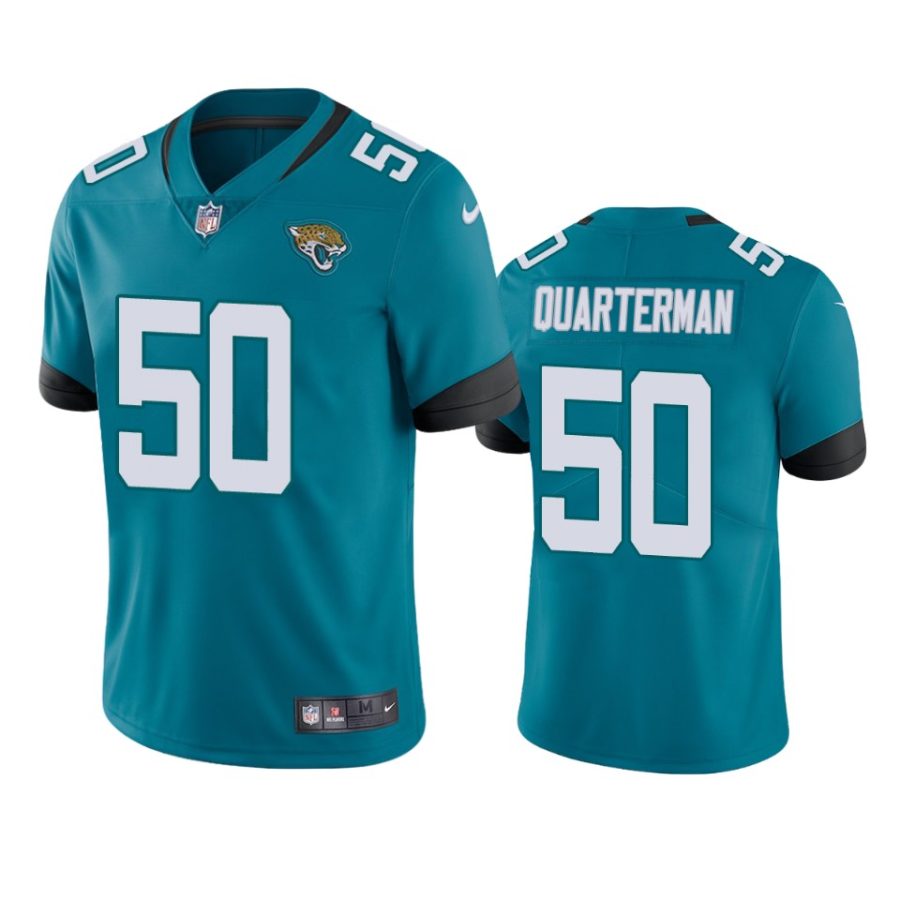 mens jaguars shaquille quarterman teal vapor untouchable limited jersey