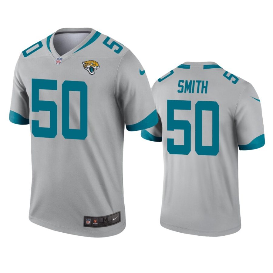 mens jaguars telvin smith silver inverted legend jersey