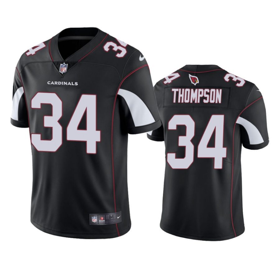 mens jalen thompson cardinals black vapor jersey