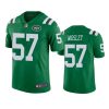 mens jets c.j. mosley green color rush limited jersey
