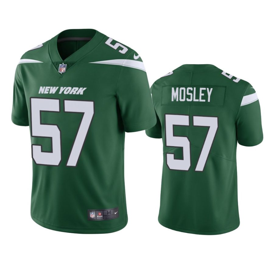 mens jets c.j. mosley green vapor untouchable limited jersey 0a