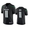 mens jets denzel mims black vapor limited jersey