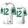 mens jets joe namath white legacy replica jersey