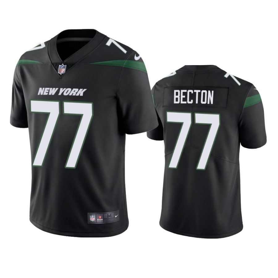 mens jets mekhi becton black vapor limited jersey