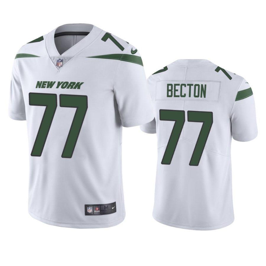 mens jets mekhi becton white vapor limited jersey