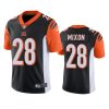 mens joe mixon bengals black vapor jersey