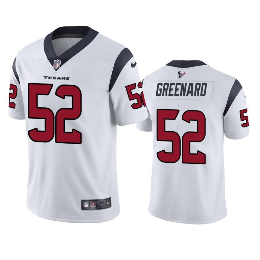 mens jonathan greenard texans white vapor jersey