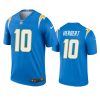 mens justin herbert chargers powder blue legend jersey