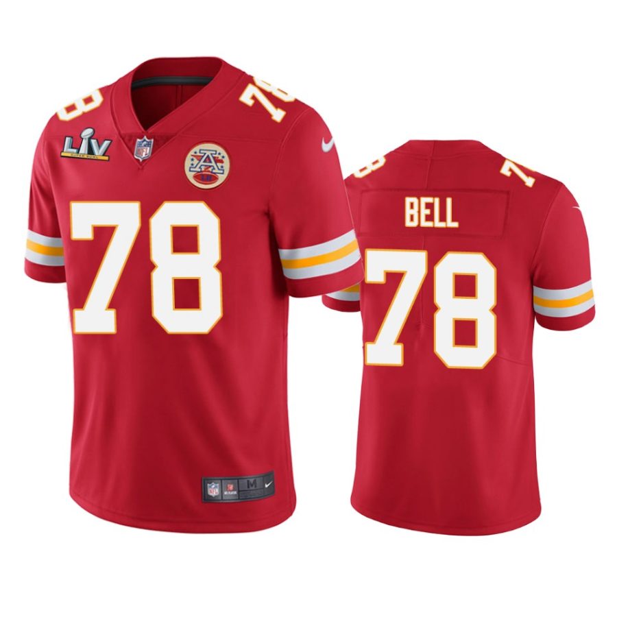 mens kansas city chiefs bobby bell red super bowl lv vapor limited jersey