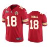 mens kansas city chiefs emmitt thomas red super bowl lv vapor limited jersey