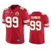 mens kansas city chiefs khalen saunders red super bowl lv vapor limited jersey