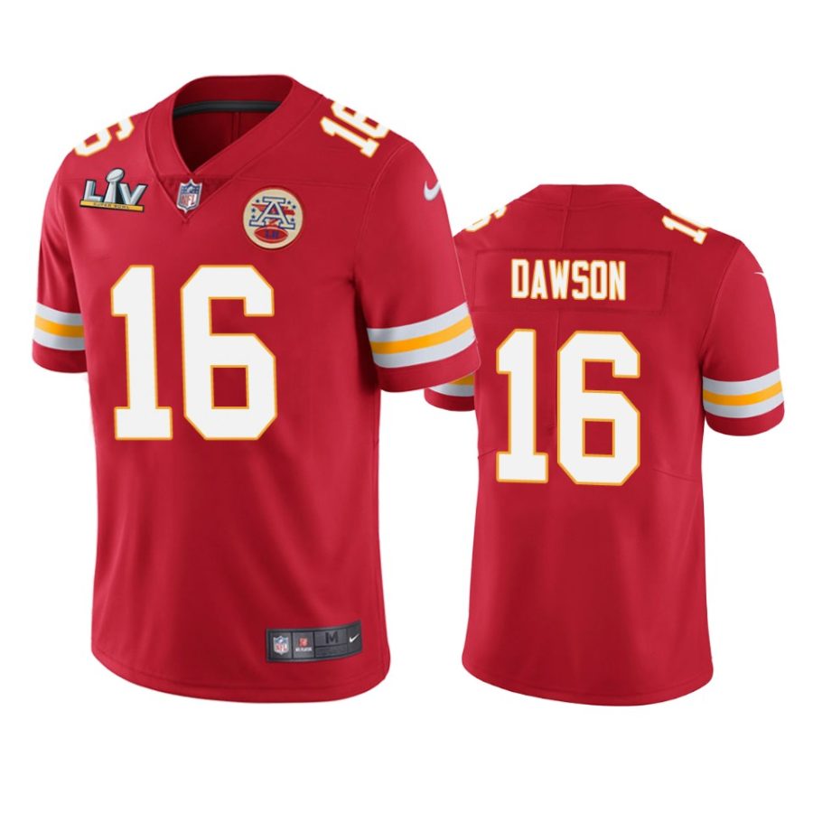 mens kansas city chiefs len dawson red super bowl lv vapor limited jersey