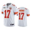 mens kansas city chiefs mecole hardman white super bowl lv vapor limited jersey