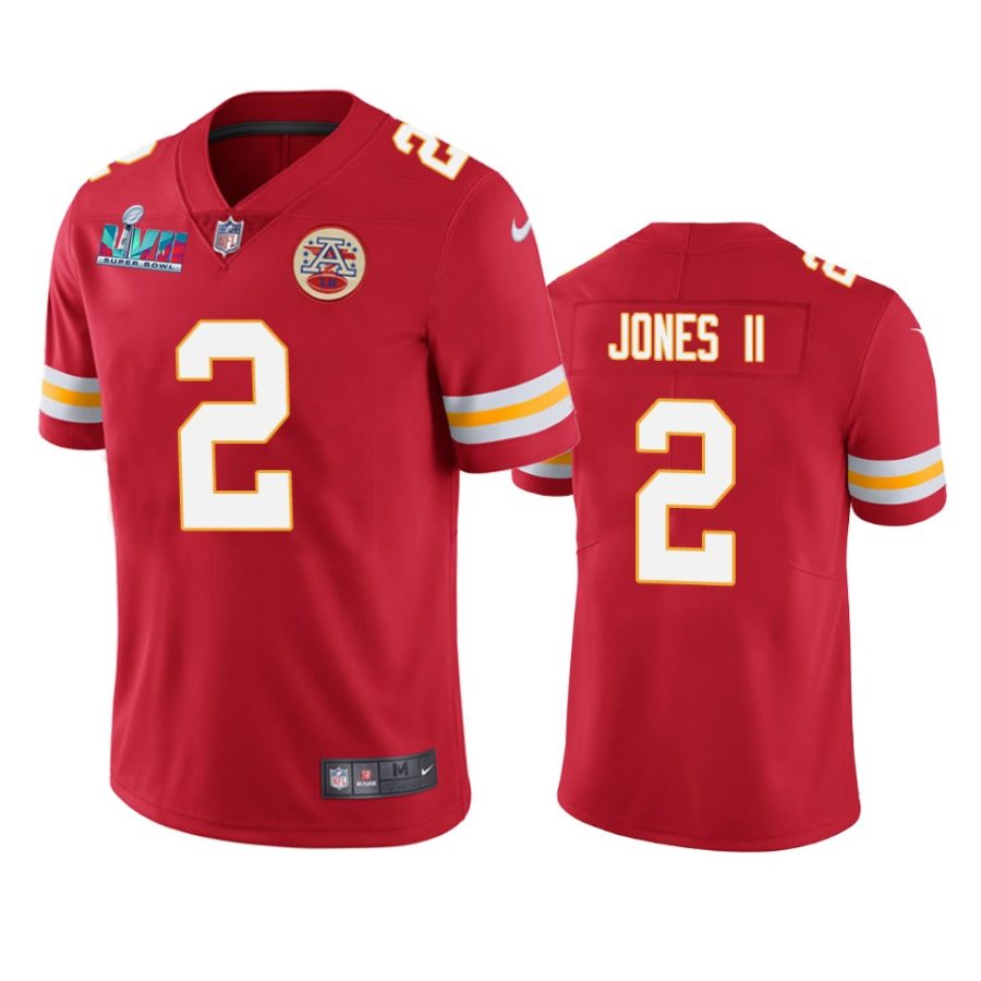 mens kansas city chiefs ronald jones ii red super bowl lvii vapor limited jersey