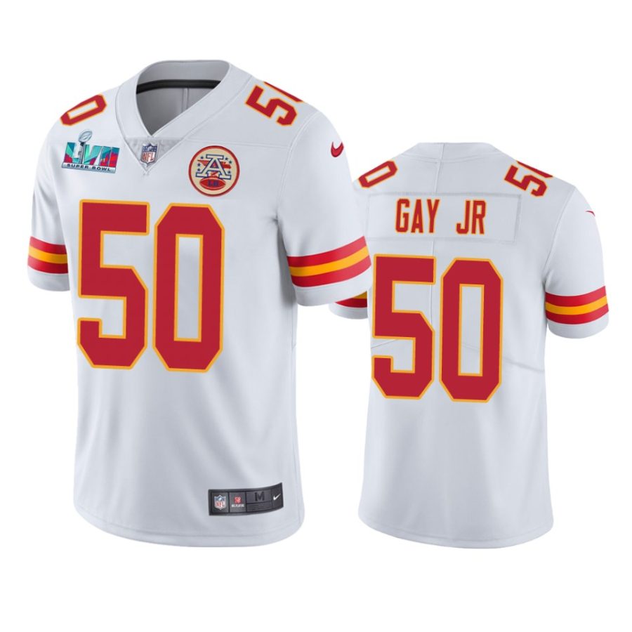 mens kansas city chiefs willie gay jr. white super bowl lvii vapor limited jersey