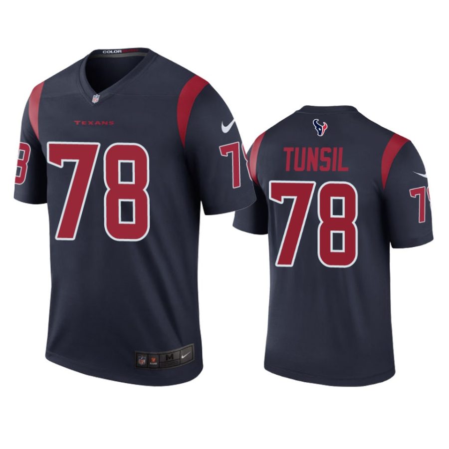 mens laremy tunsil texans navy color rush legend jersey