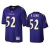 mens lewis ray lewis purple legacy replica jersey