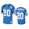 mens lions barry sanders blue 1993 authentic throwback jersey