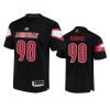 mens louisville cardinals sheldon rankins black college football jersey