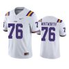 mens lsu tigers andrew whitworth white college football jersey