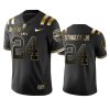 mens lsu tigers derek stingley jr. black 2020 national champions golden edition jersey