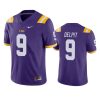 mens lsu tigers grant delpit purple college football jersey