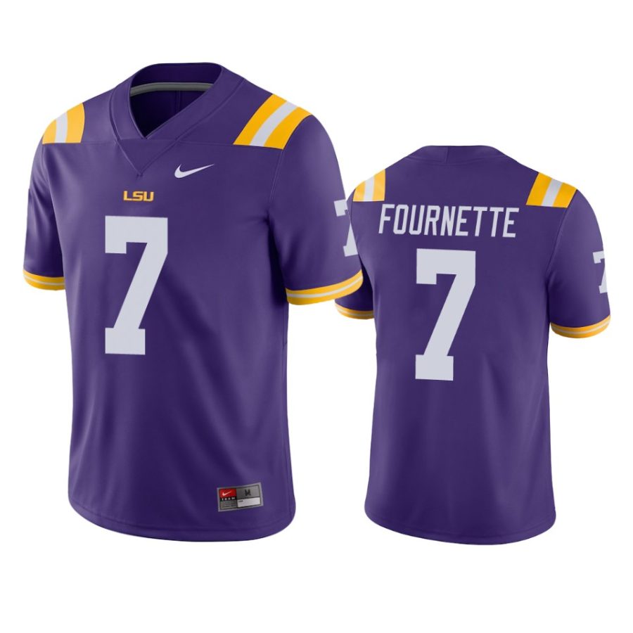 mens lsu tigers leonard fournette purple college football jersey