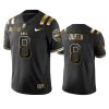mens lsu tigers patrick queen black 2020 national champions golden edition jersey