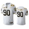 mens lsu tigers rashard lawrence white 2020 national champions golden edition jersey