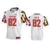 mens maryland terrapins torrey smith white college football jersey